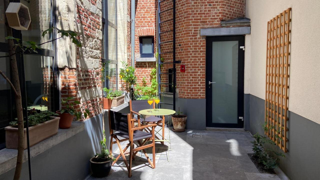 Duplex In Historical Centre With Private Courtyard Apartamento Antuérpia Exterior foto